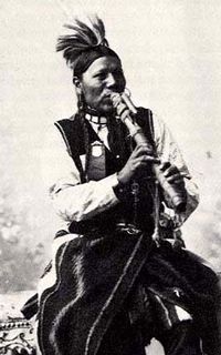 flute player